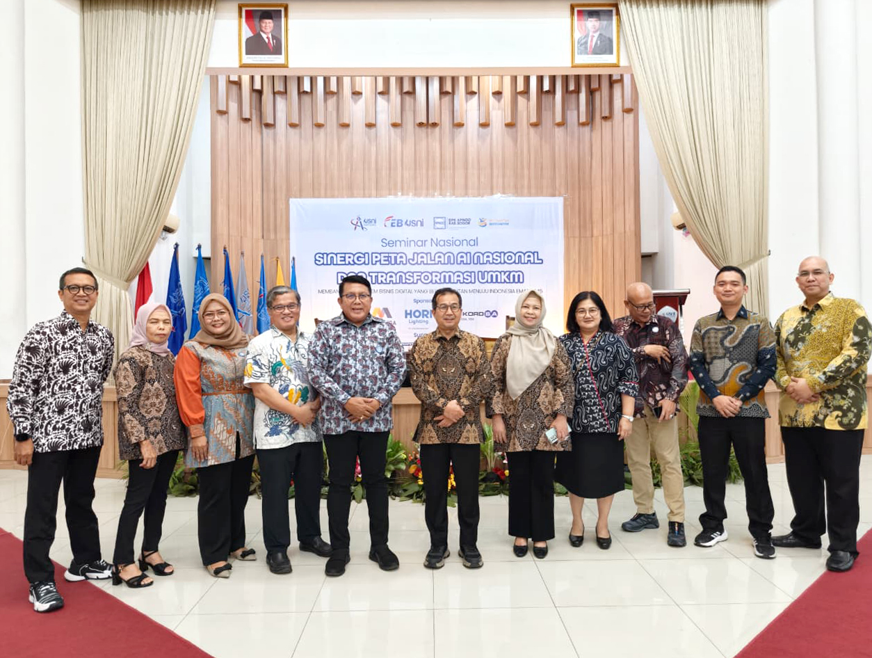 Acara Seminar Nasional DPK APINDO Kabupaten Bogor Kolaborasi dengan Universitas Satya Negara Indonesia (USNI) Kampus A, USNI Pondok Indah Jakarta Selatan